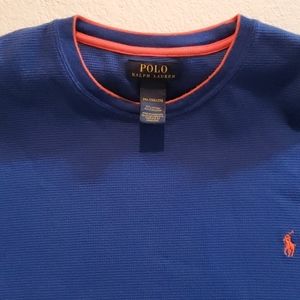 Polo by Ralph Lauren Long Sleeve 2XL (BLUE)